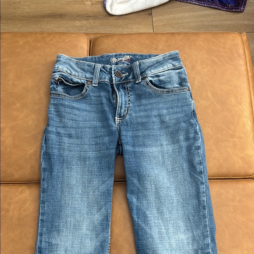 Wrangler Women's Light Blue Straight Leg Jeans